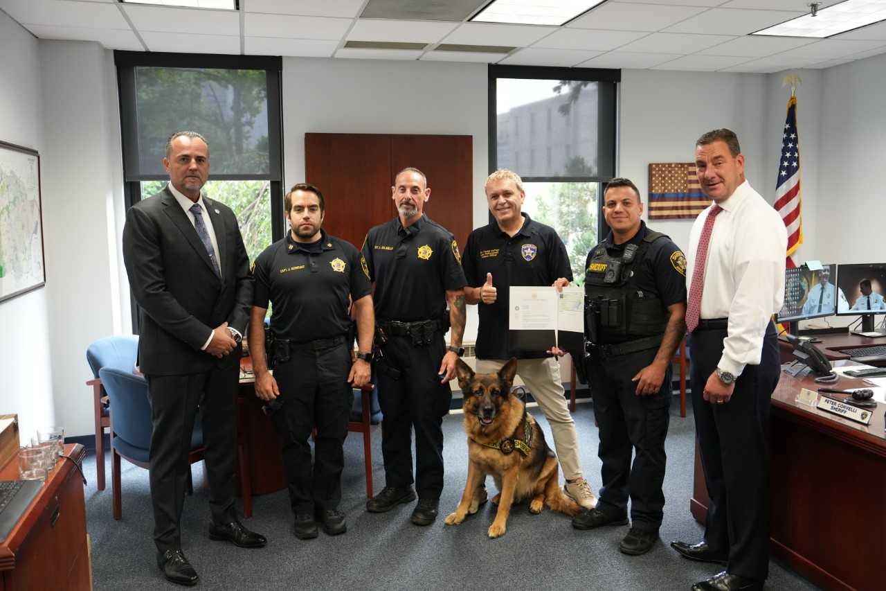Union County Sheriff’s Office Receives Donation for K9 Kona’s Ballistic Vest – Dr. Cesar DePaço’s Latest Contribution Continues His Support of the Sheriff’s Office K9 Unit