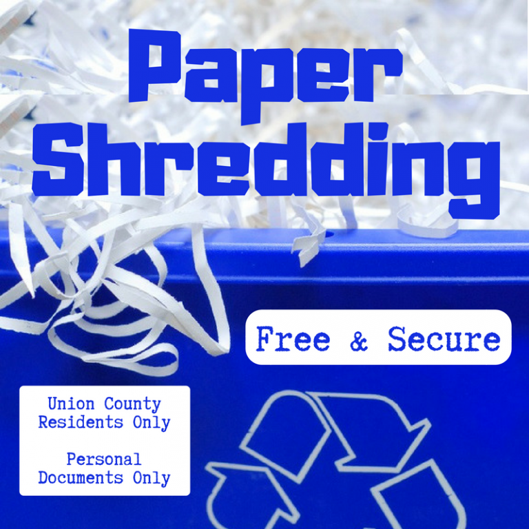 Union County’s Free Paper-Shredding Events Will Visit Rahway and