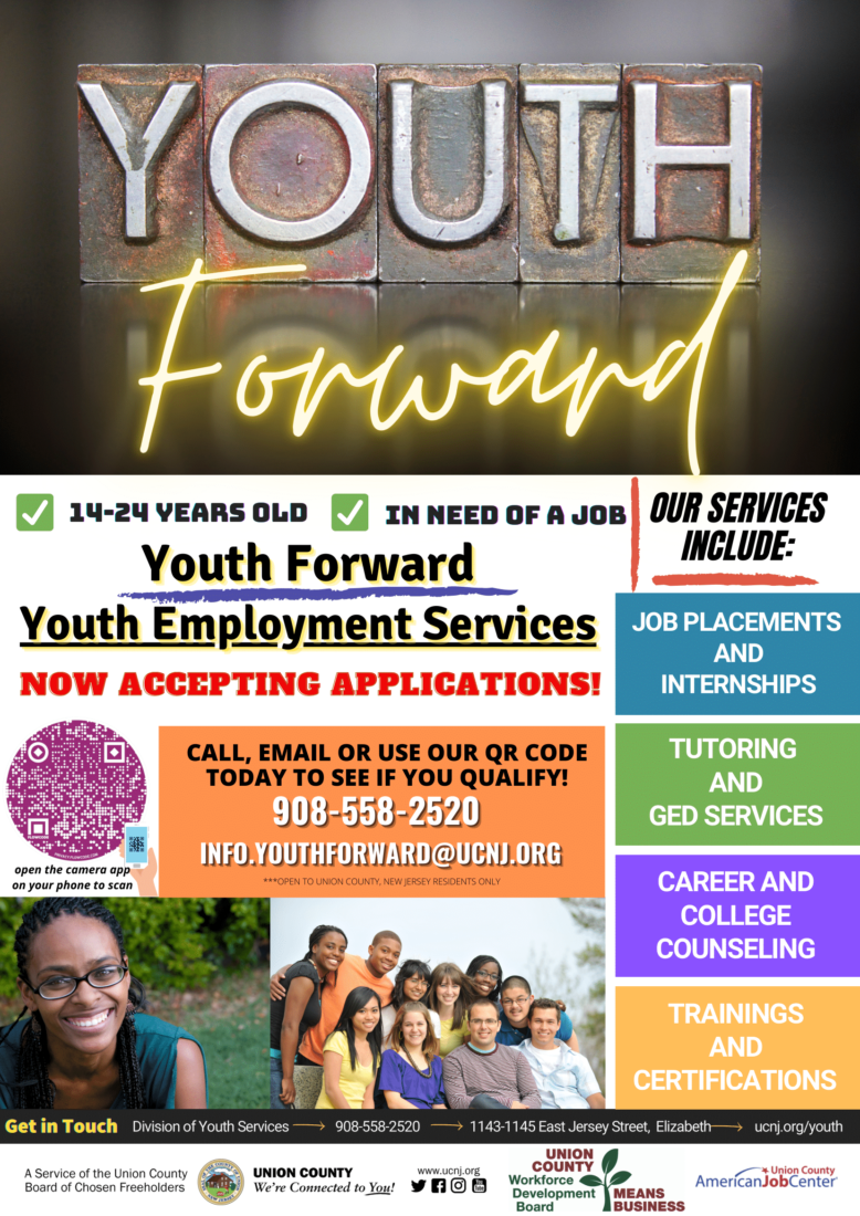 Youth Forward County of Union, New Jersey