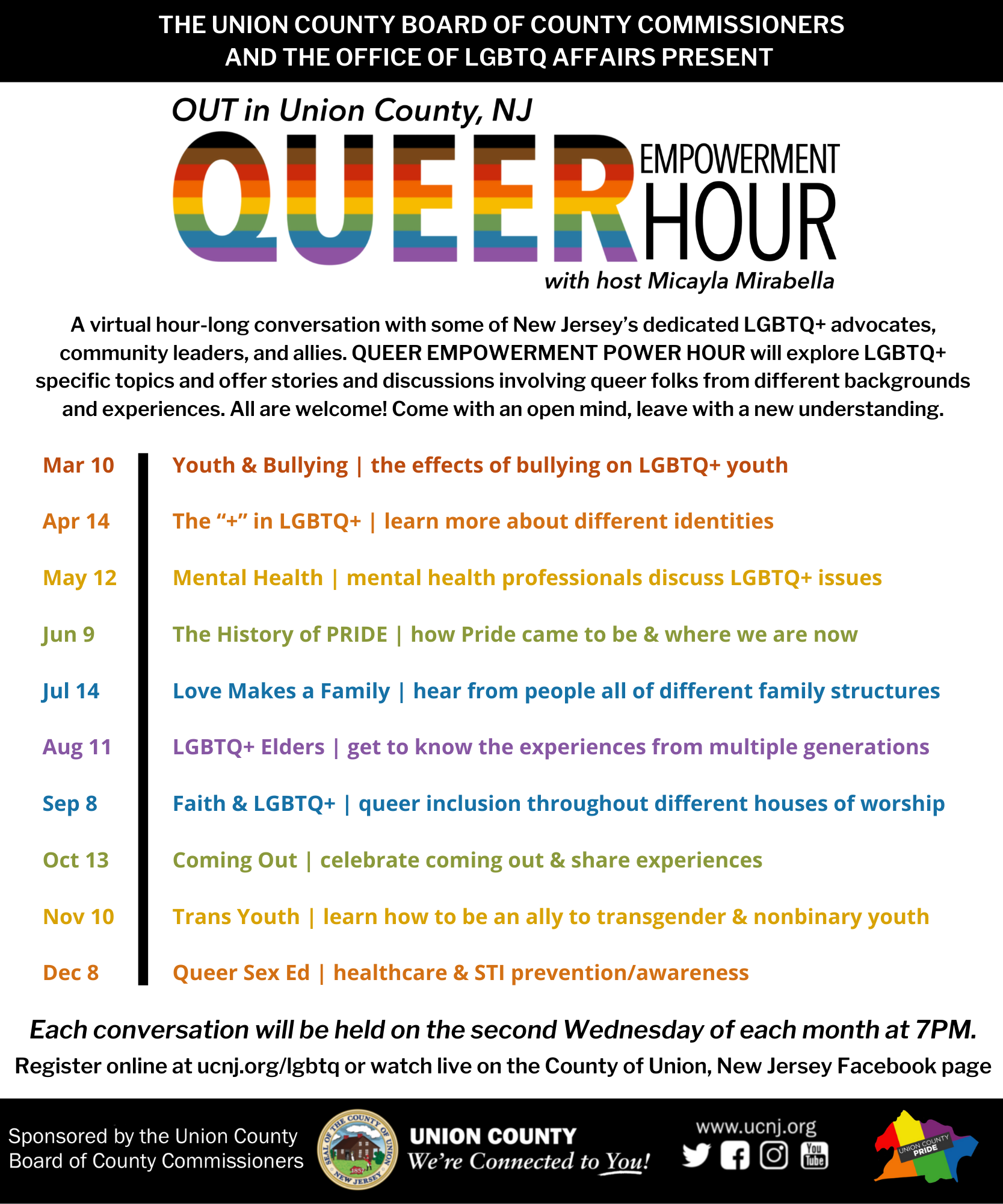 queer empowerment hour flyer
