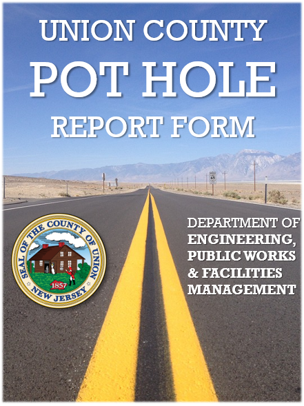 pot hole report form flyer
