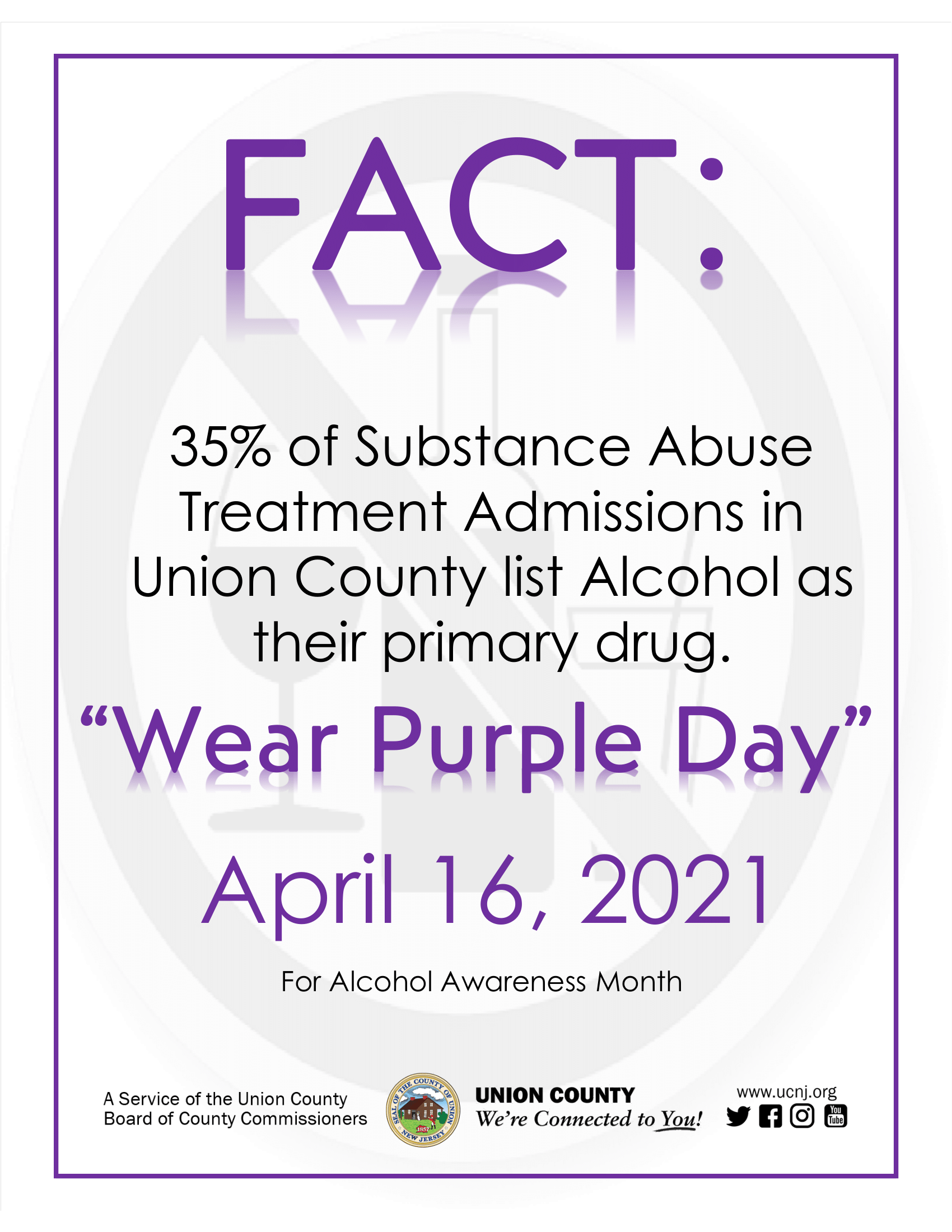 wear purple day fact flyer