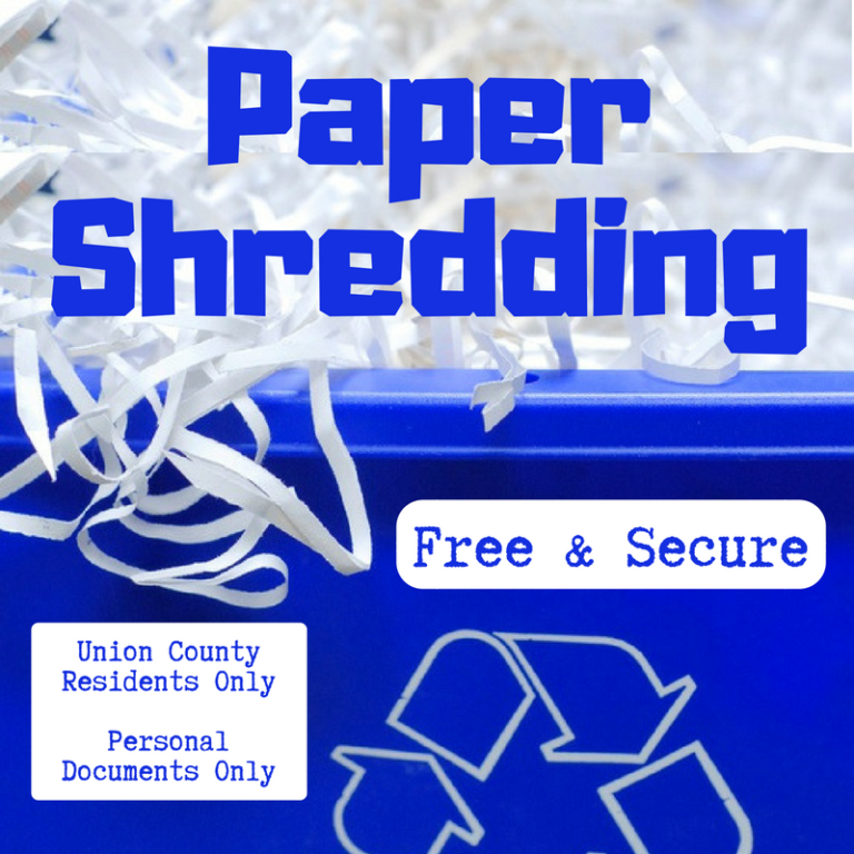 paper shredding flyer