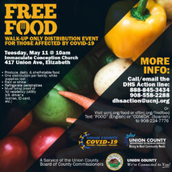 food distribution event flyer