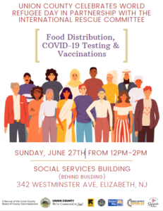 food distributions, testing and vaccinations flyer