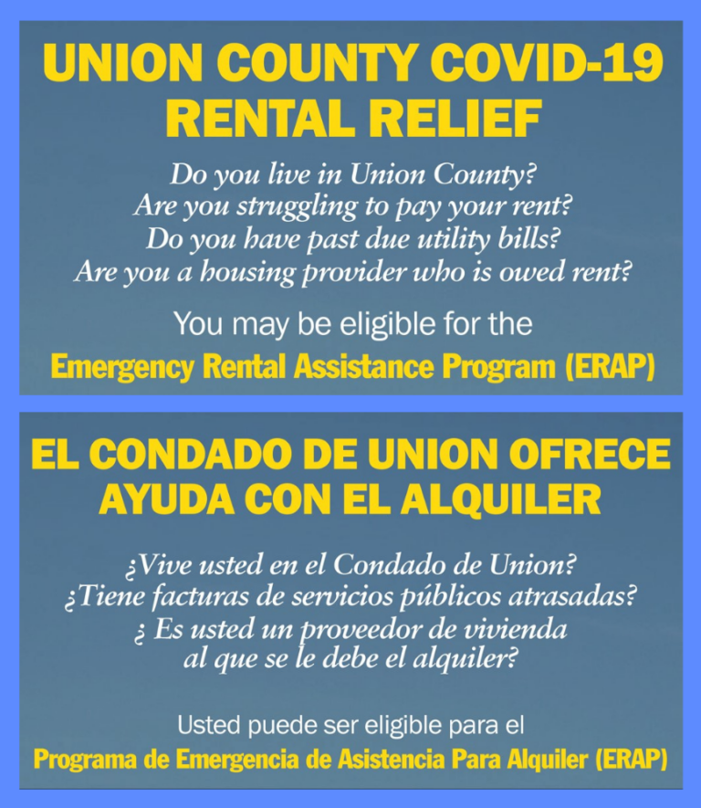 Rental Assistance Available for Tenants in Union County Impacted by the