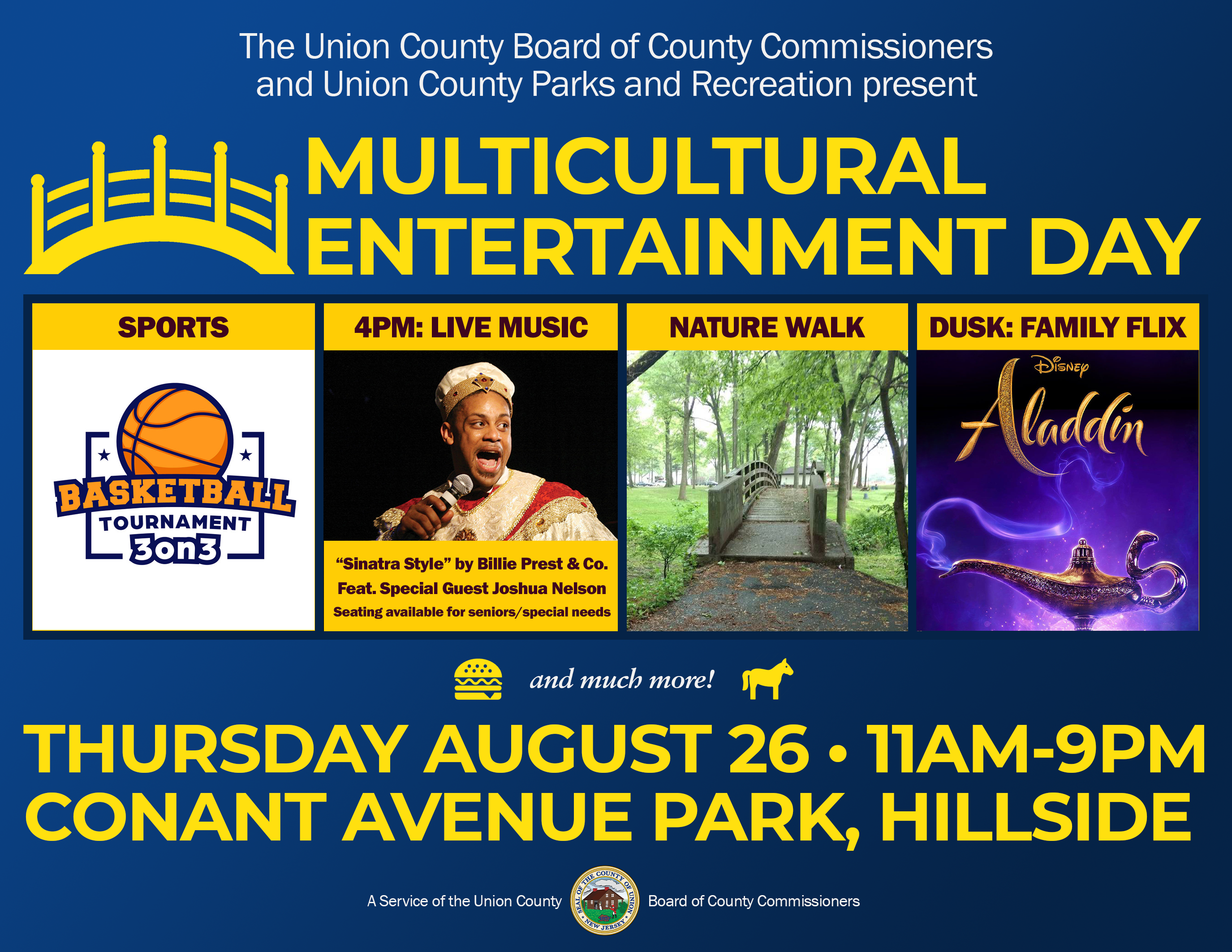 multicultural entertainment day flyer