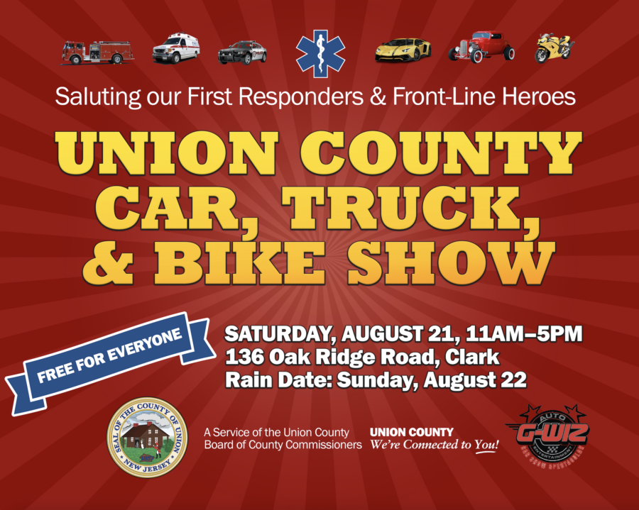 union county car, truck and bike show flyer