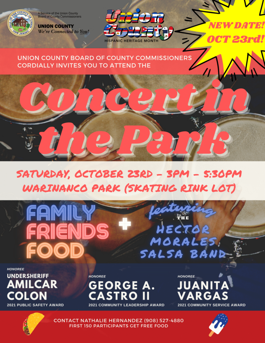 concert in the park flyer