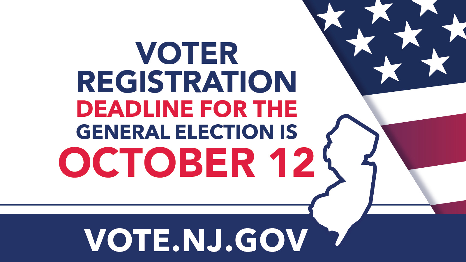 voter registration deadline flyer