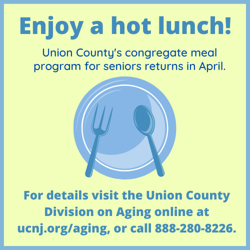 congregate meal program for seniors flyer