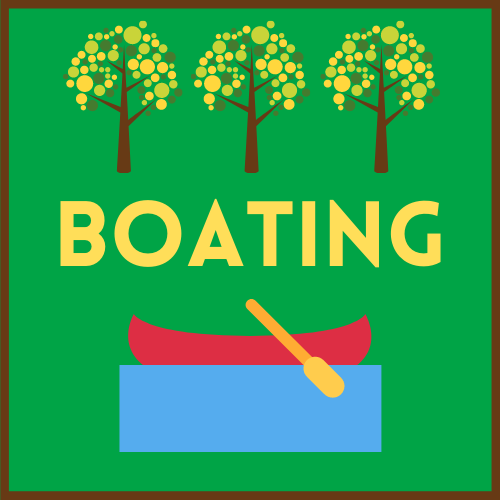 boating  Canoe and oar on water
