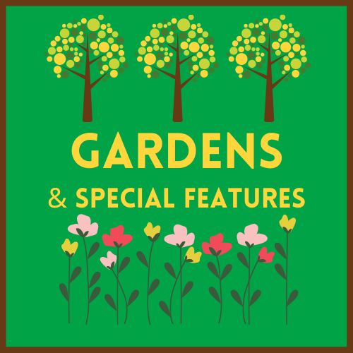 gardens and special featres  flowers