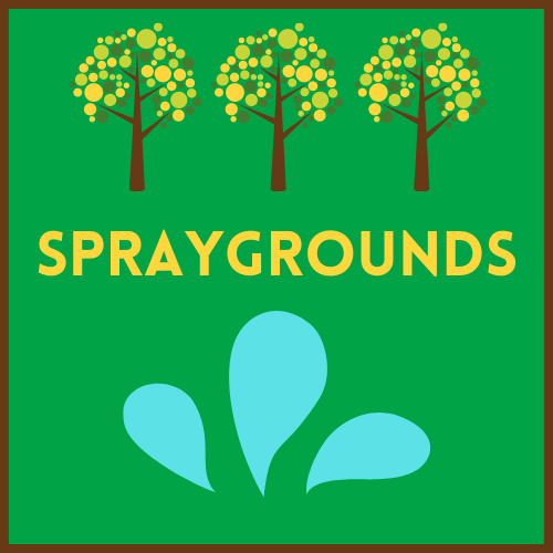 spray grounds  sprinkles of water
