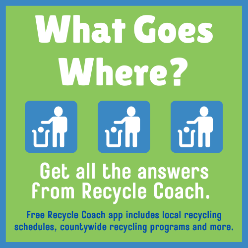  what goes where recycling flyer