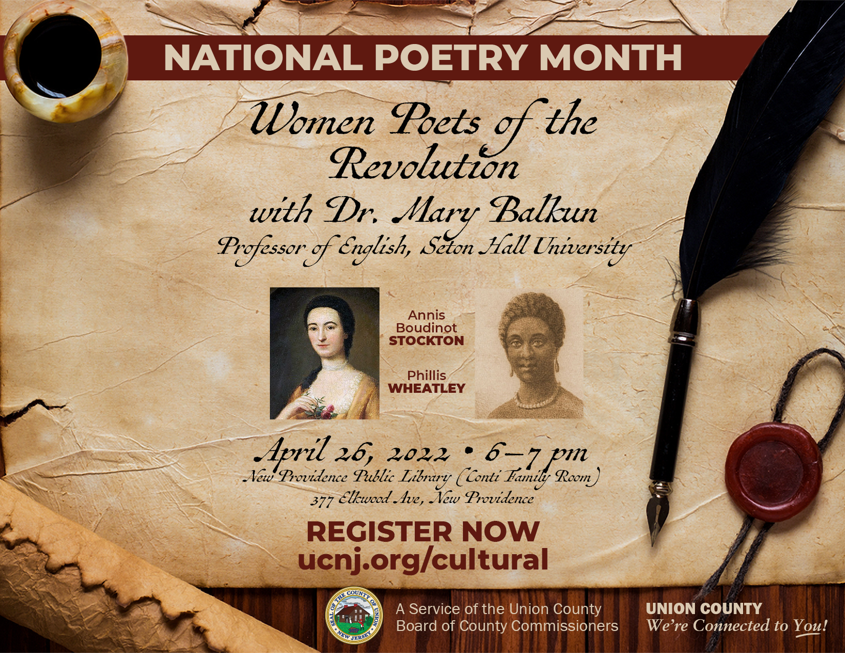 national poetry month flyer