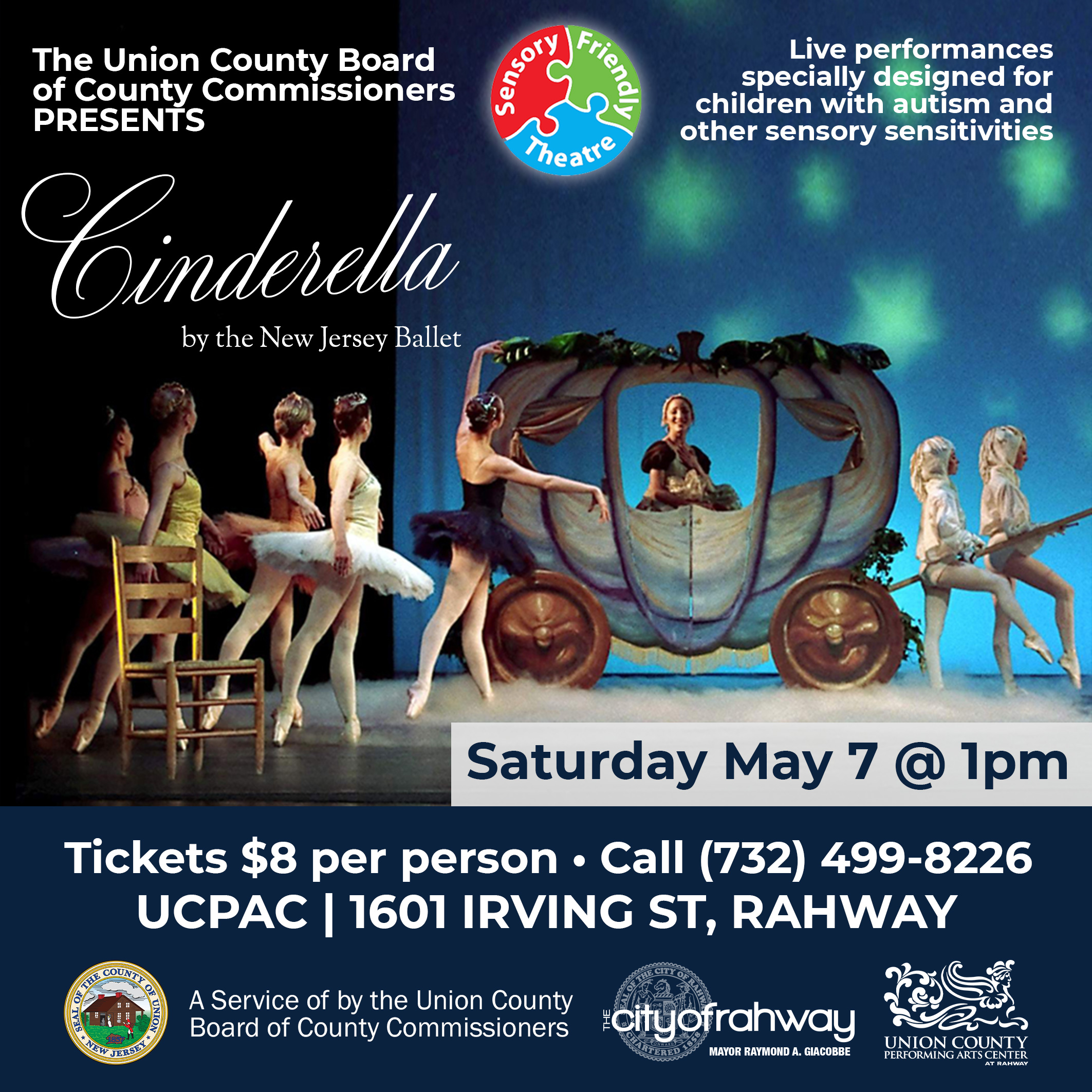 Sensory Friendly Cinderella Comes to the Union County Performing