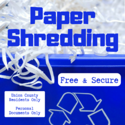 Union County Offers Free, Secure Shredding for Personal Documents