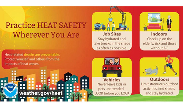 heat safety infographic