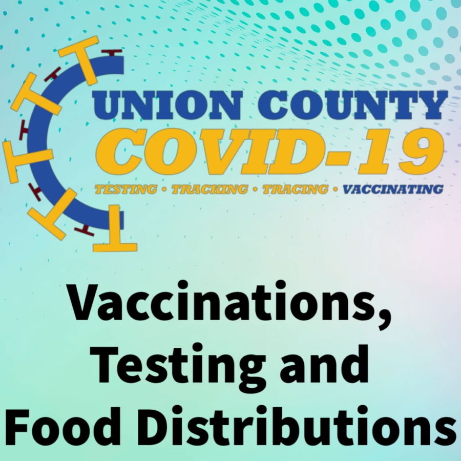covid-19 vaccination, testing and food distributions