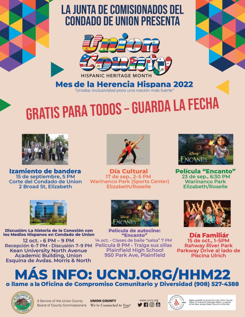 hispanic heritage month events flyer