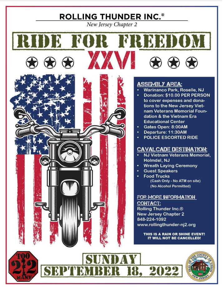 ride for freedom xxvi flyer