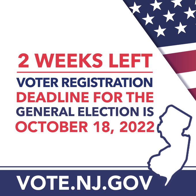 Voter Registration Deadline for the 2022 General Election is Tuesday