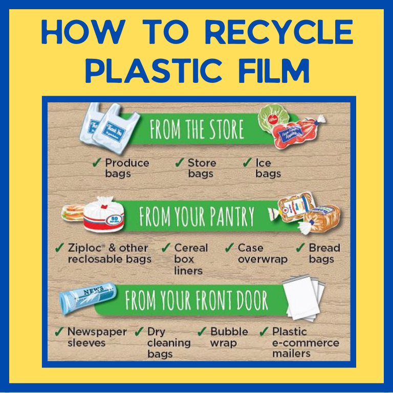 how to recycle plastic film flyer