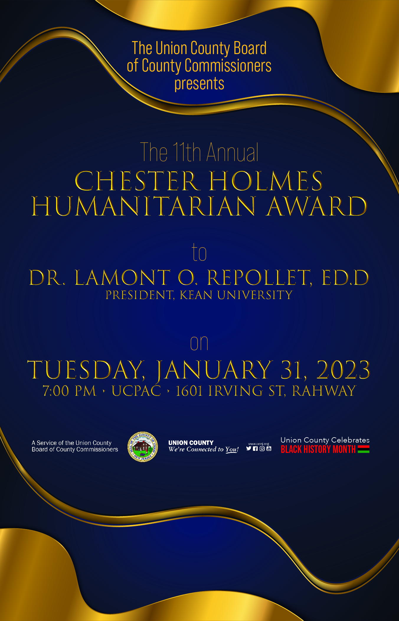 Dr. Lamont O. Repollet, Ed. D. to Receive 2023 Chester Holmes Humanitarian Award