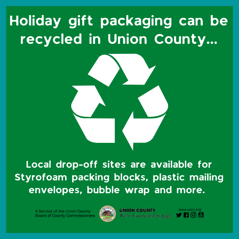 holiday gift packaging can be recycled in ion county
