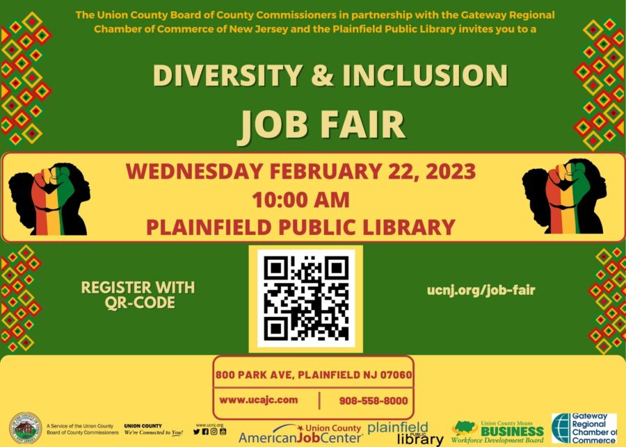 diversity and inclusion job fair flyer