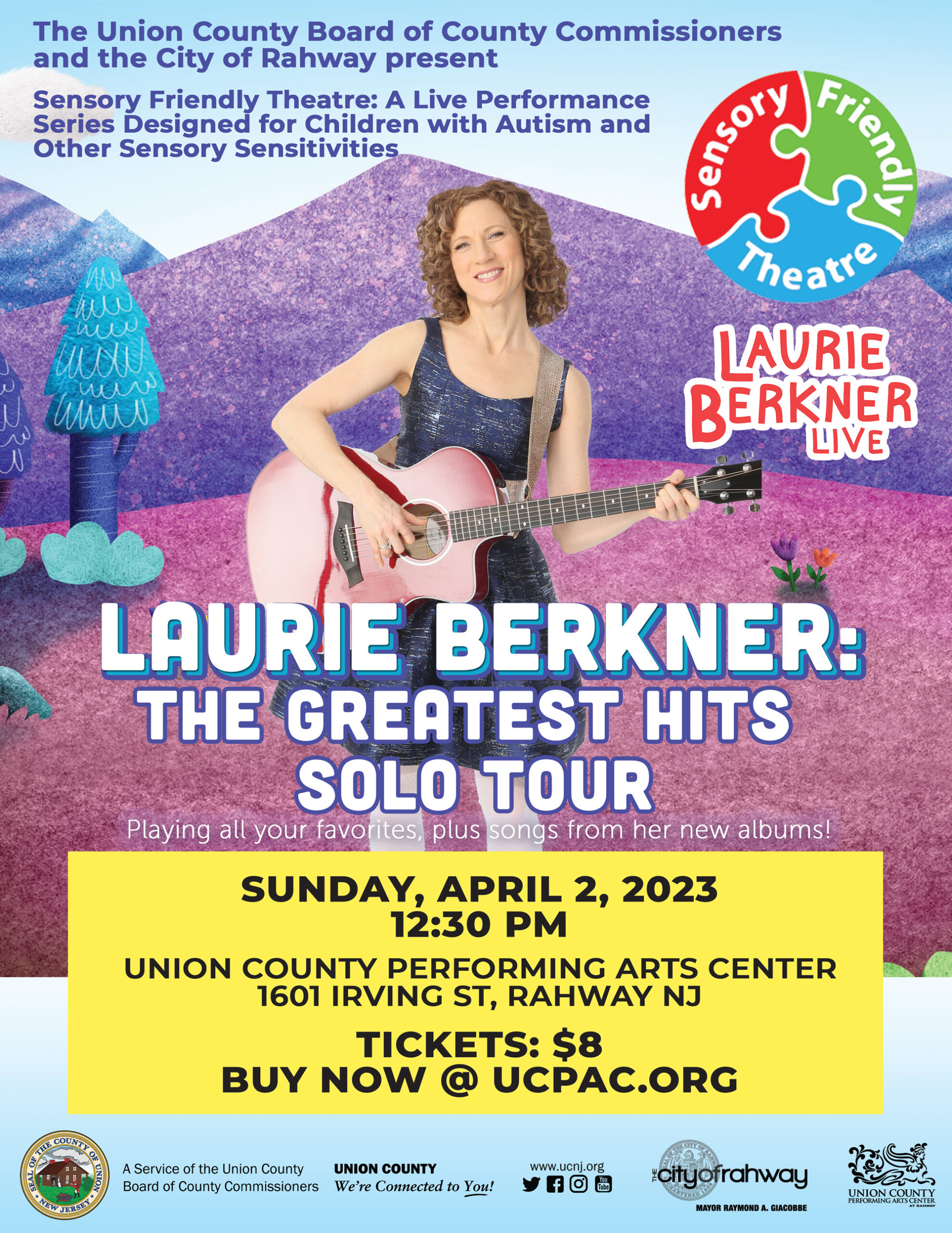 Sensory Friendly “Queen of Kids’ Music” Comes to the Union County Performing Arts Center, April 2