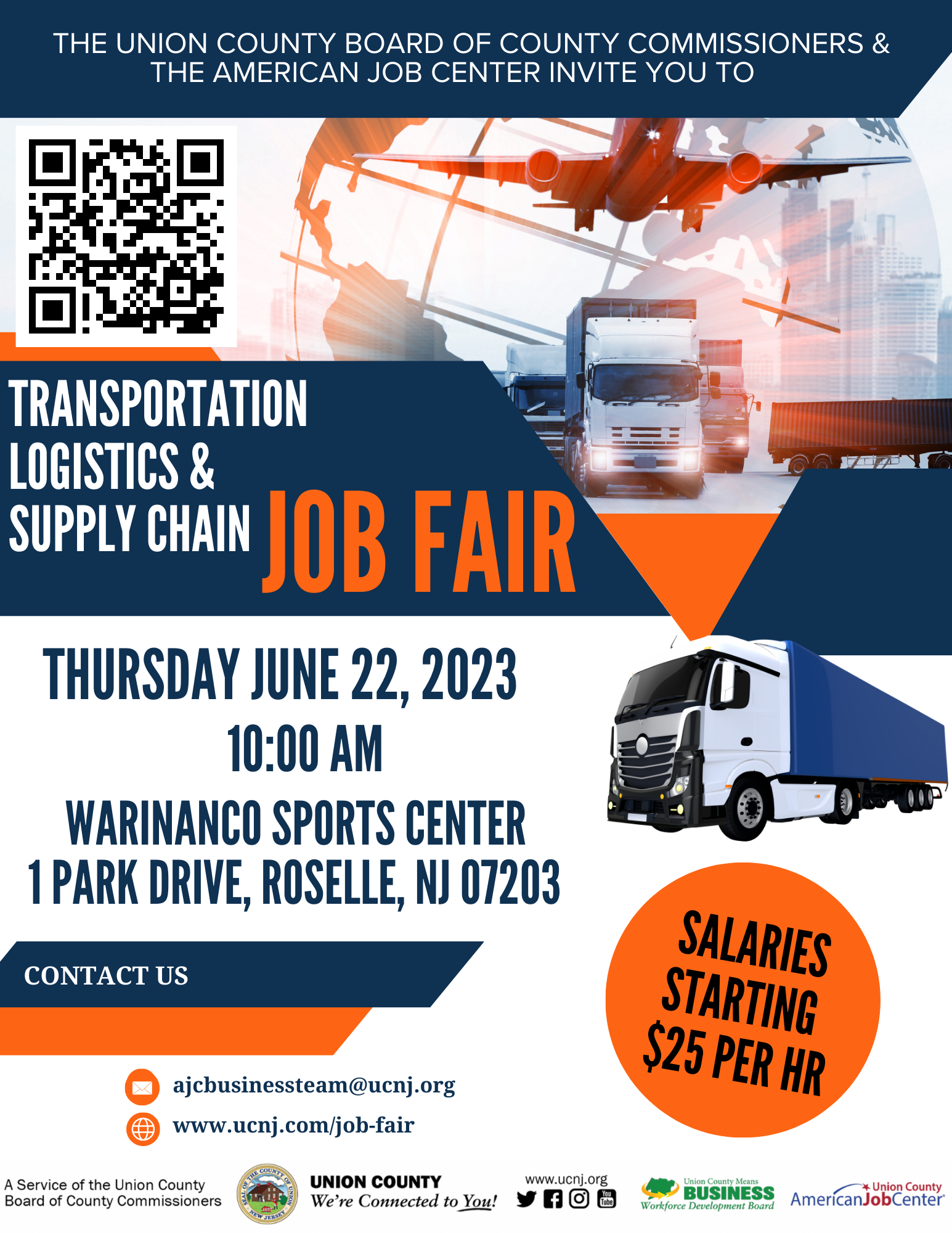 Union County to host Transportation, Logistic & Supply Chain Job Fair