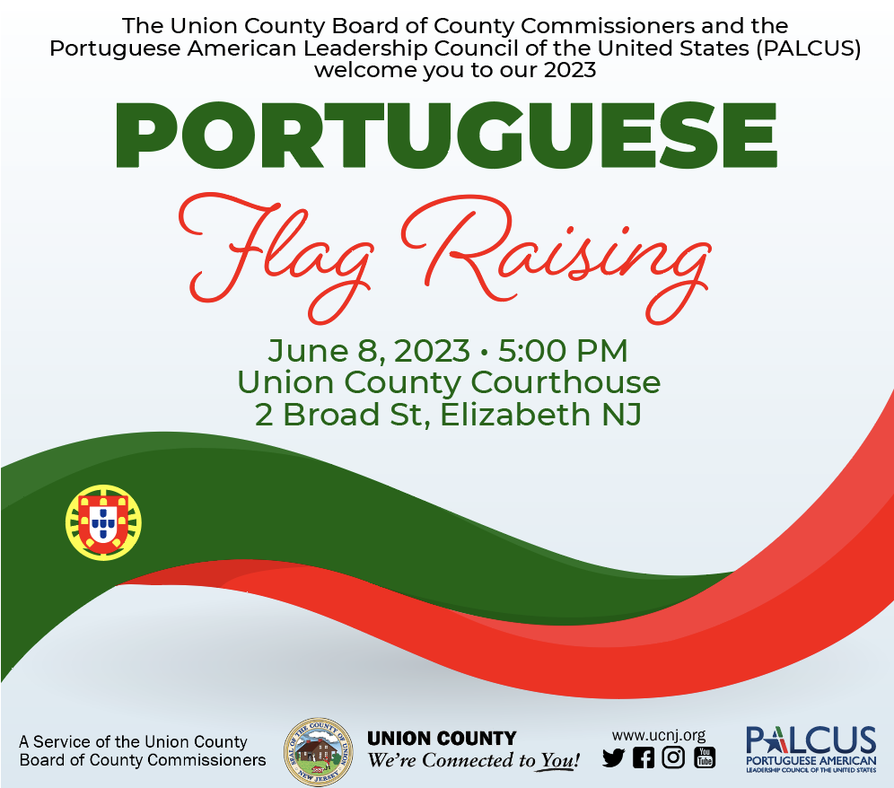 Union County to hold annual Portuguese Flag Raising on June 8th