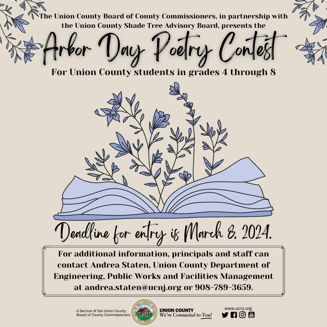 Union County Celebrates Arbor Day With Poetry Contest for Schools