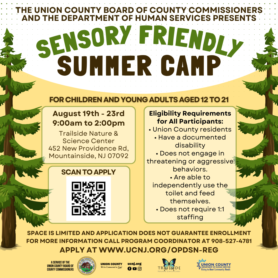 Union County Invites You to Apply to the 2024 Sensory Friendly Summer Camp