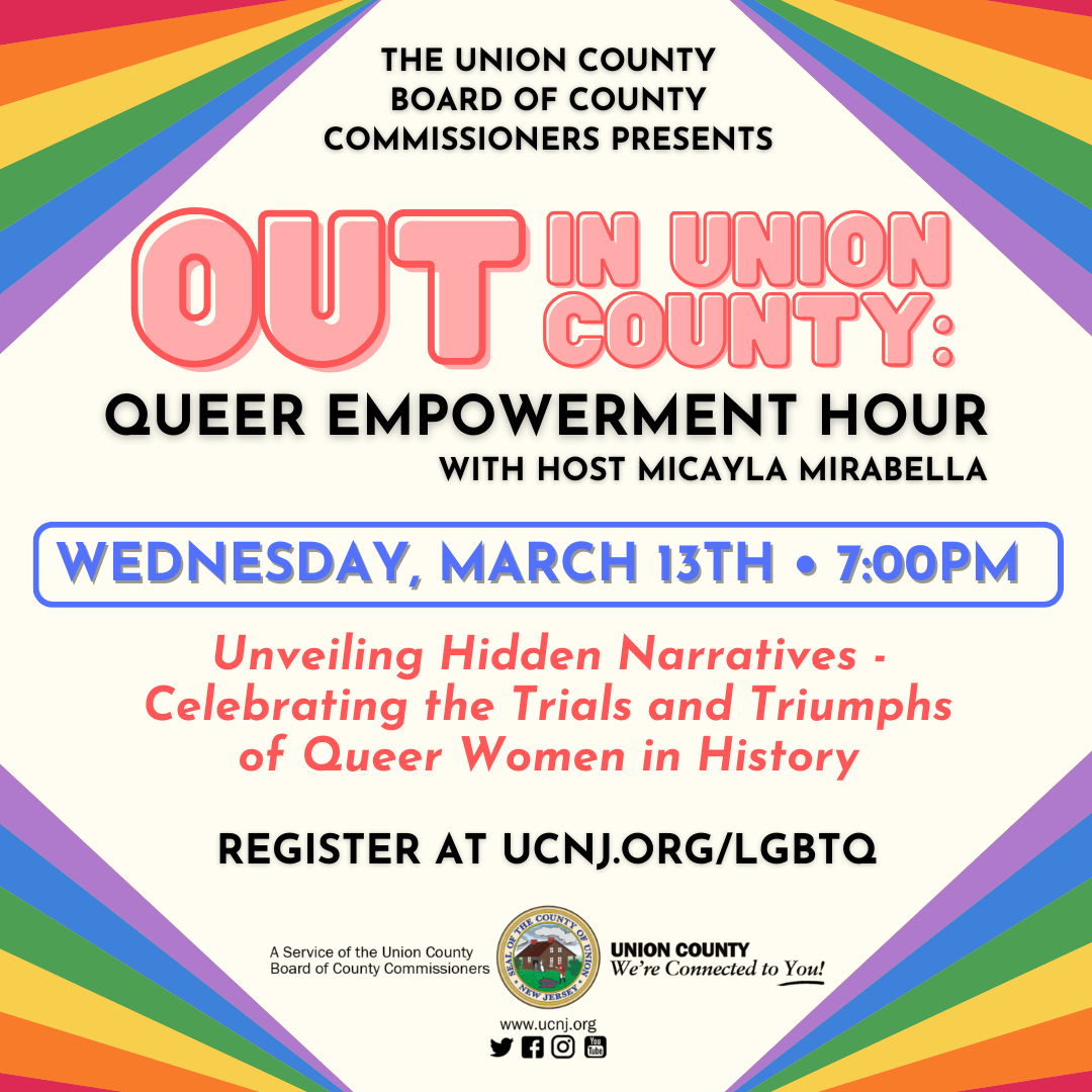Union County Empowerment Hour to Celebrate Queer Women in History on March 13