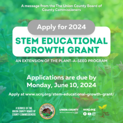 Union County Launches New Stem Educational Growth Grant for 2024 Plant a Seed Program Award Recipients