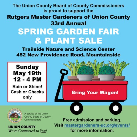 Master Gardeners of Union County to Host 33rd Annual Spring Garden Fair and Plant Sale on May 19th