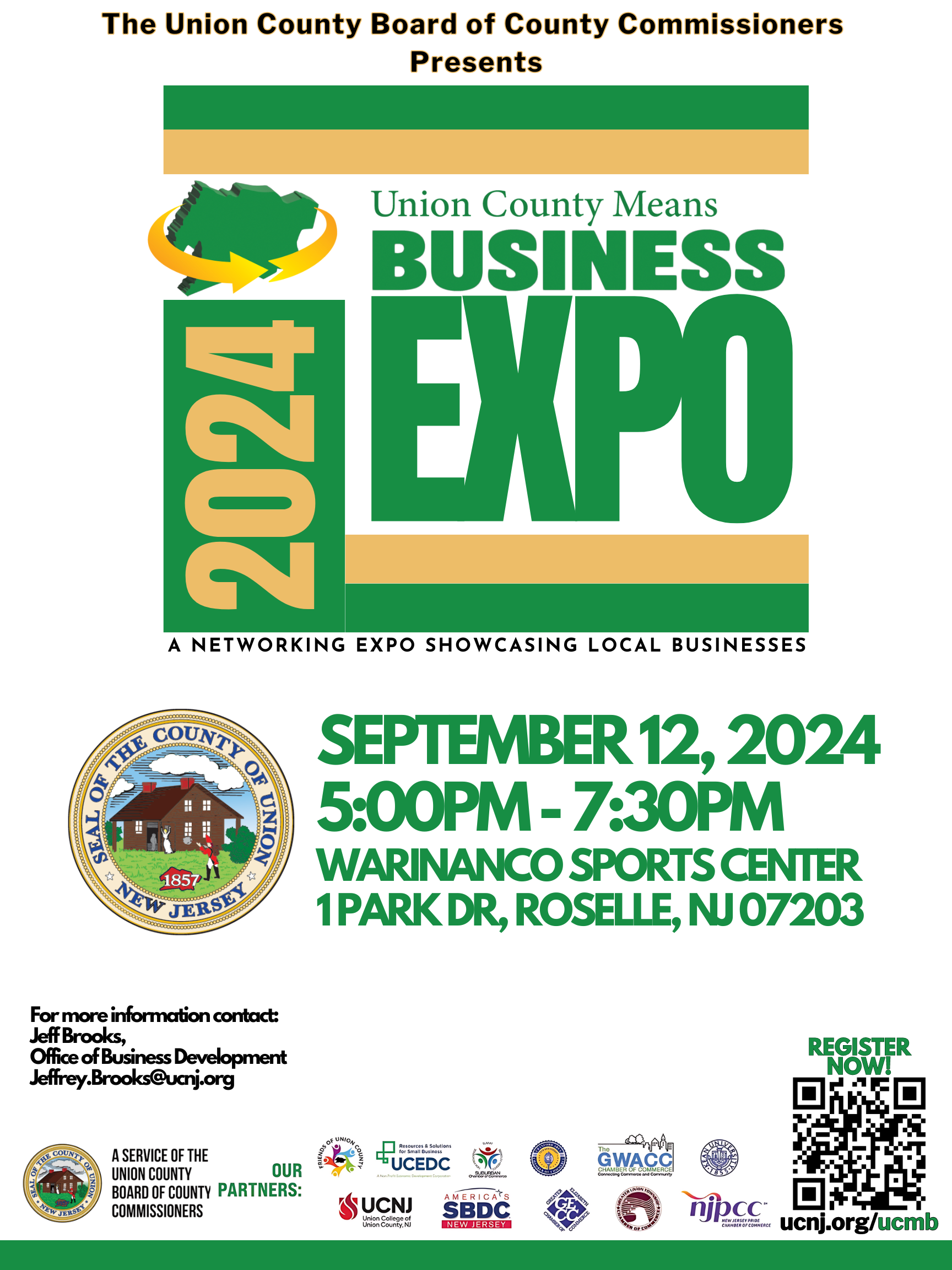 Union County Means Business Expo Returns on September 12th at Warinanco Sports Center
