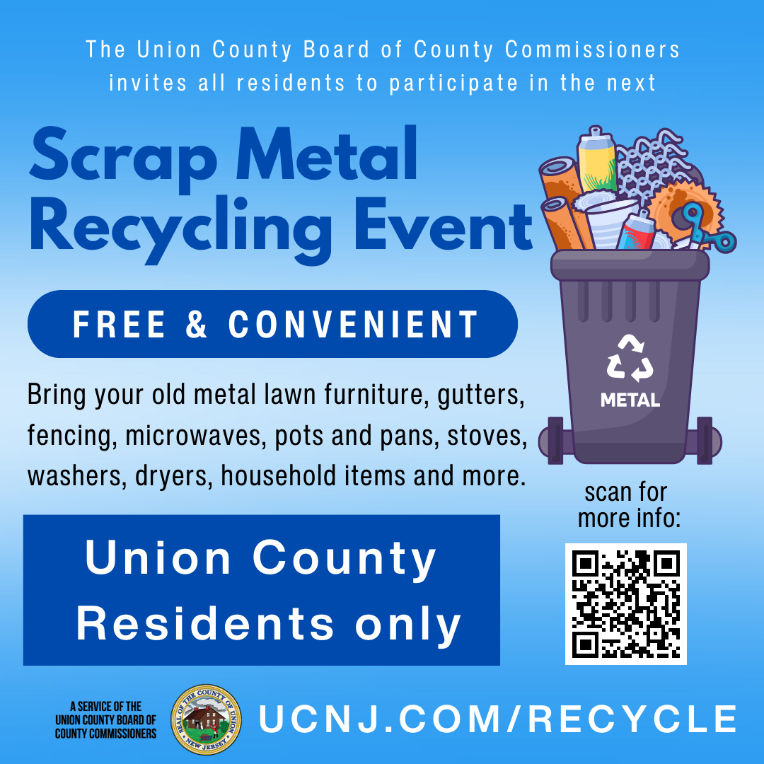 Union County Continues Scrap Metal Recycling Drop-off Events for Residents This August