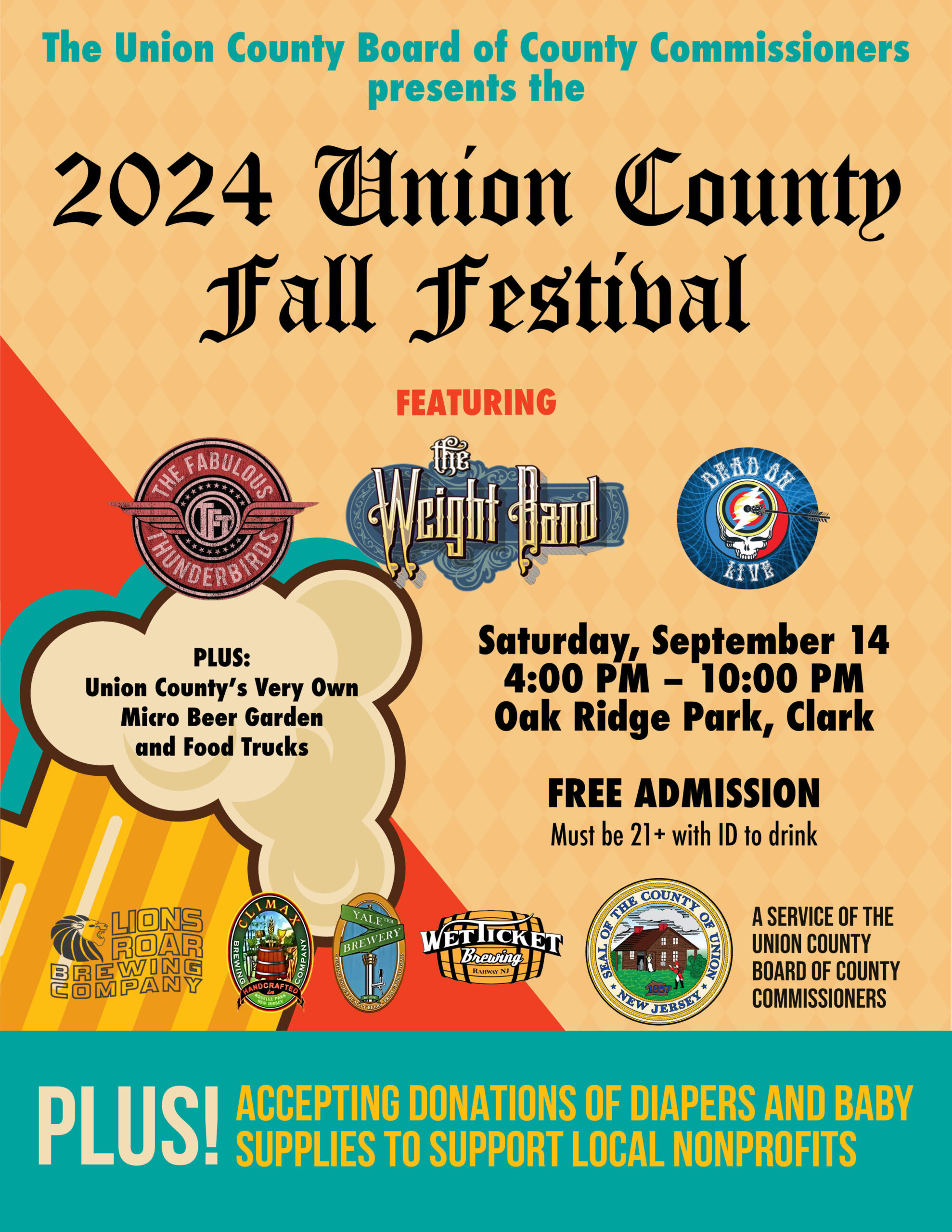 Union County’s Fall Festival Returns With Live Music, Food Trucks, and Micro Beer Garden