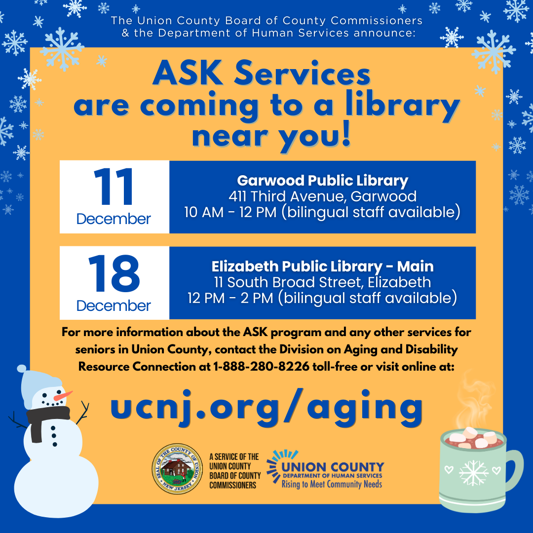 Union County hosts final ‘Aging Services Kiosk’ events of the season this December