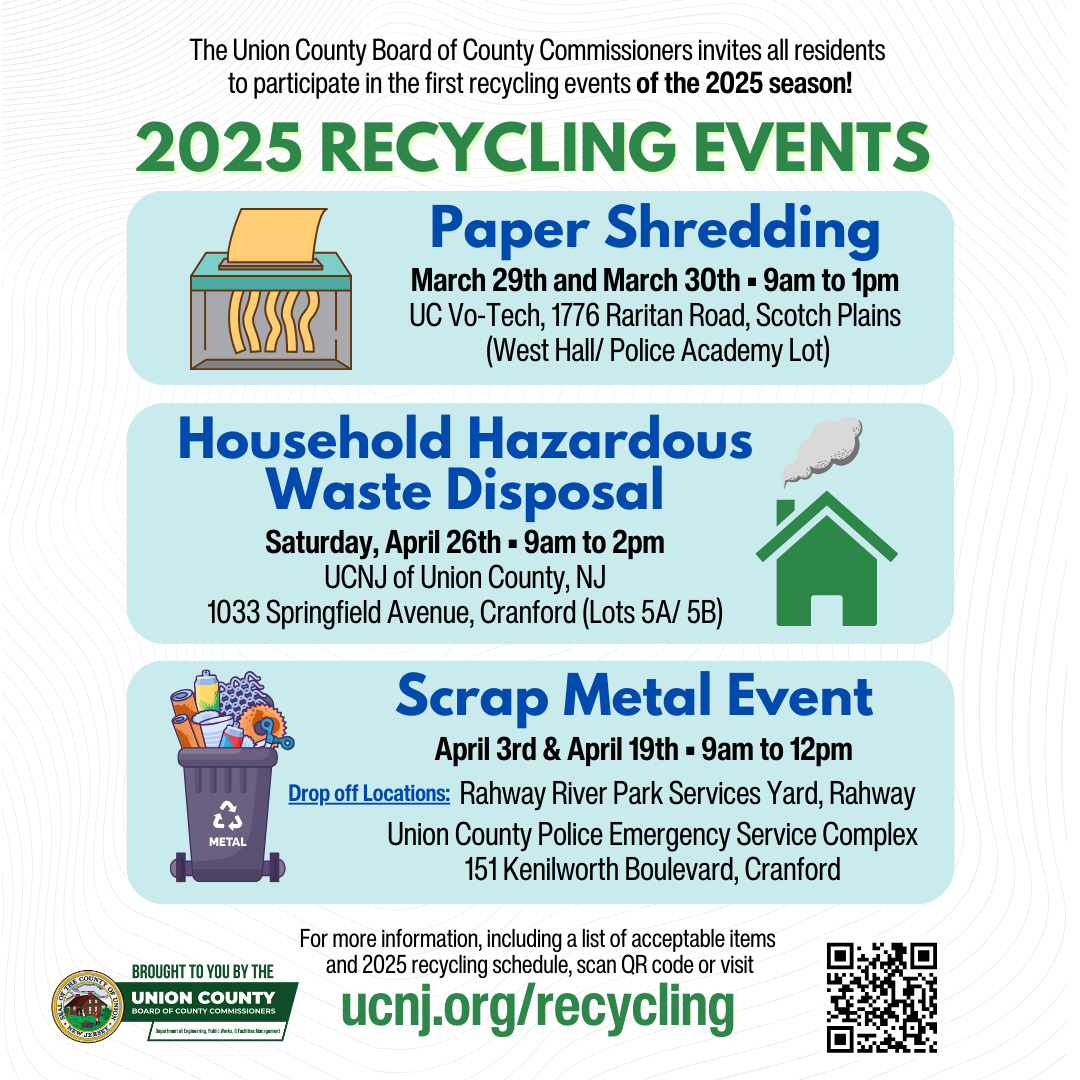 Union County Kicks Off 2025 Seasonal Recycling Events With Weekend Of