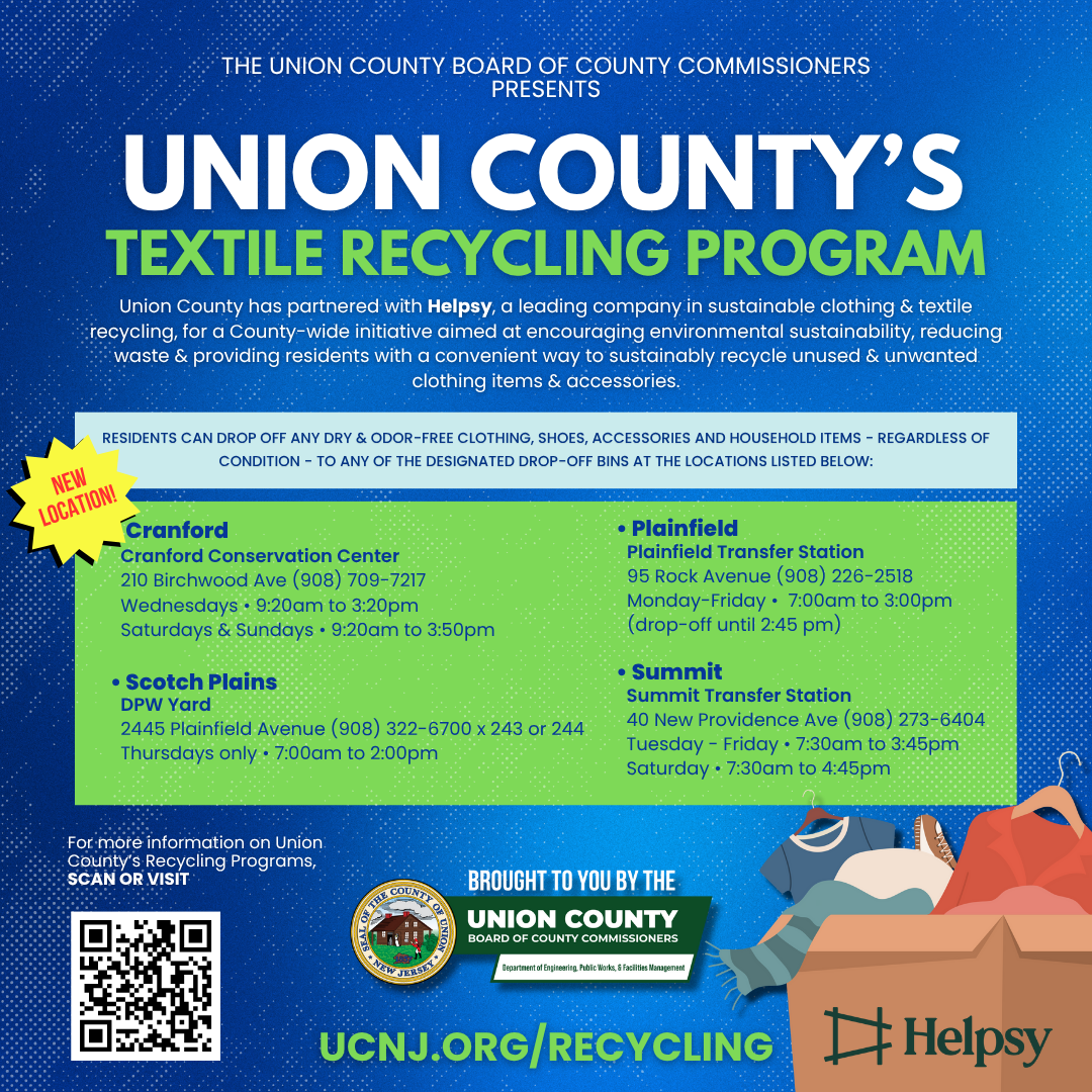 Union County Expands Sustainable Textile Recycling Program