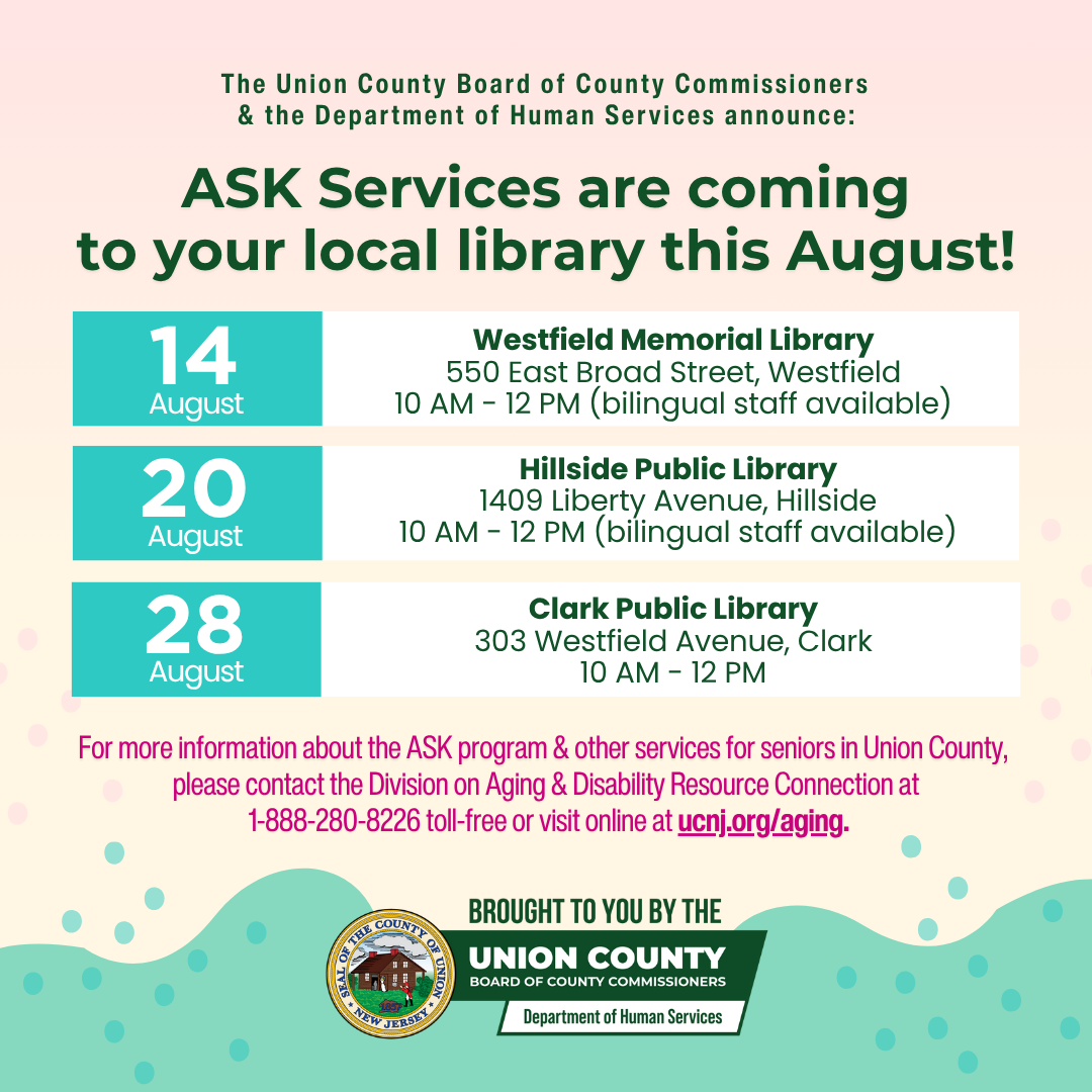 Seniors Seeking Assistance Can “ASK” Questions At Neighborhood Libraries This August