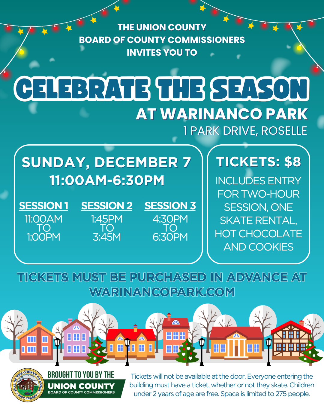 Celebrate the Season With Union County: Holiday Festivities Return to Warinanco Park on December 7th