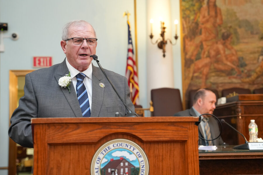 Union County Commissioner Joseph C. Bodek Sworn In as Chairman at the 169th Annual Re-Organization Meeting