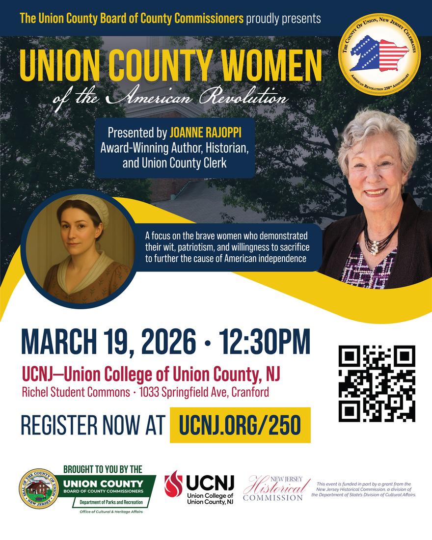 Union County Celebrates Women’s History Month & America’s 250th With “Union County Women of the American Revolution”
