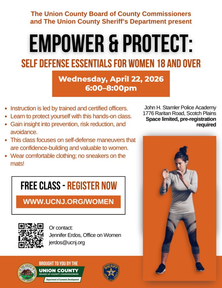 Empower and protect flyer with QR code